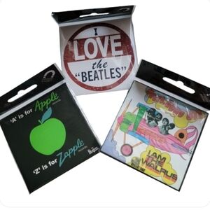 The Beatles Set of 3 Fridge Magnets